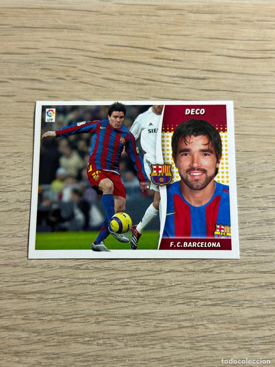 Cromos de f&uacute;tbol: DECO FC BARCELONA COLECCIONES ESTE LIGA 2006 2007 06 07 SIN PEGAR NUNCA PEGADO