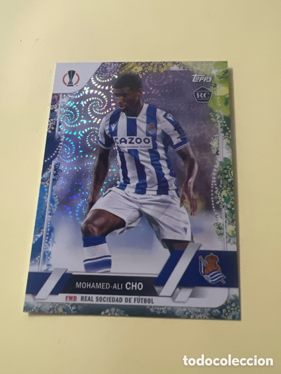 Cromos de f&uacute;tbol: C8609. 3 Mohamed Ali-Cho Rookie Card Real Sociedad UEFA Champions League Flagship Chrome 22 23