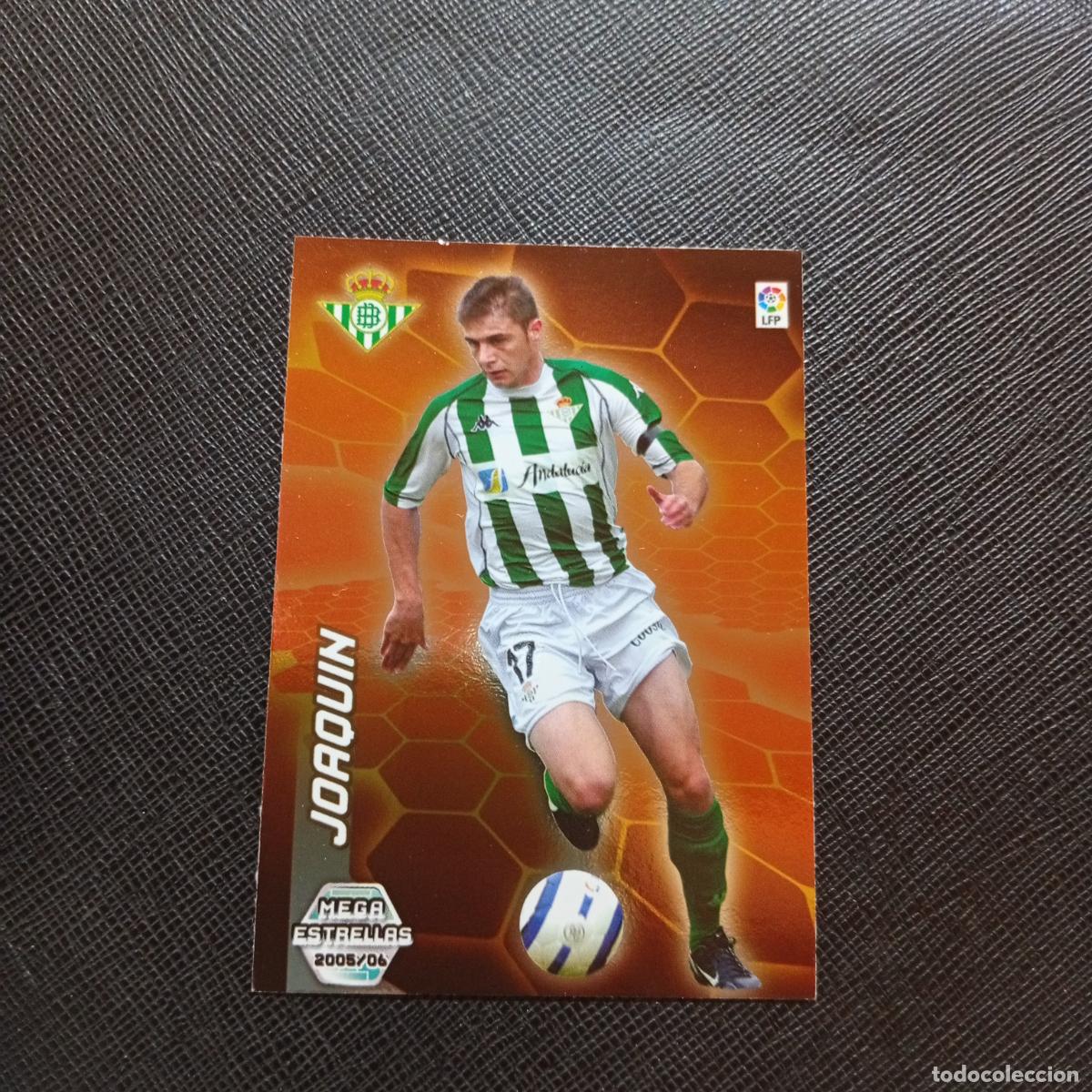 Cromos de f&uacute;tbol: 378 JOAQUIN REAL BETIS PANINI MEGACRACKS 05 06 CROMO FUTBOL 2005 2006 - A213 PG397
