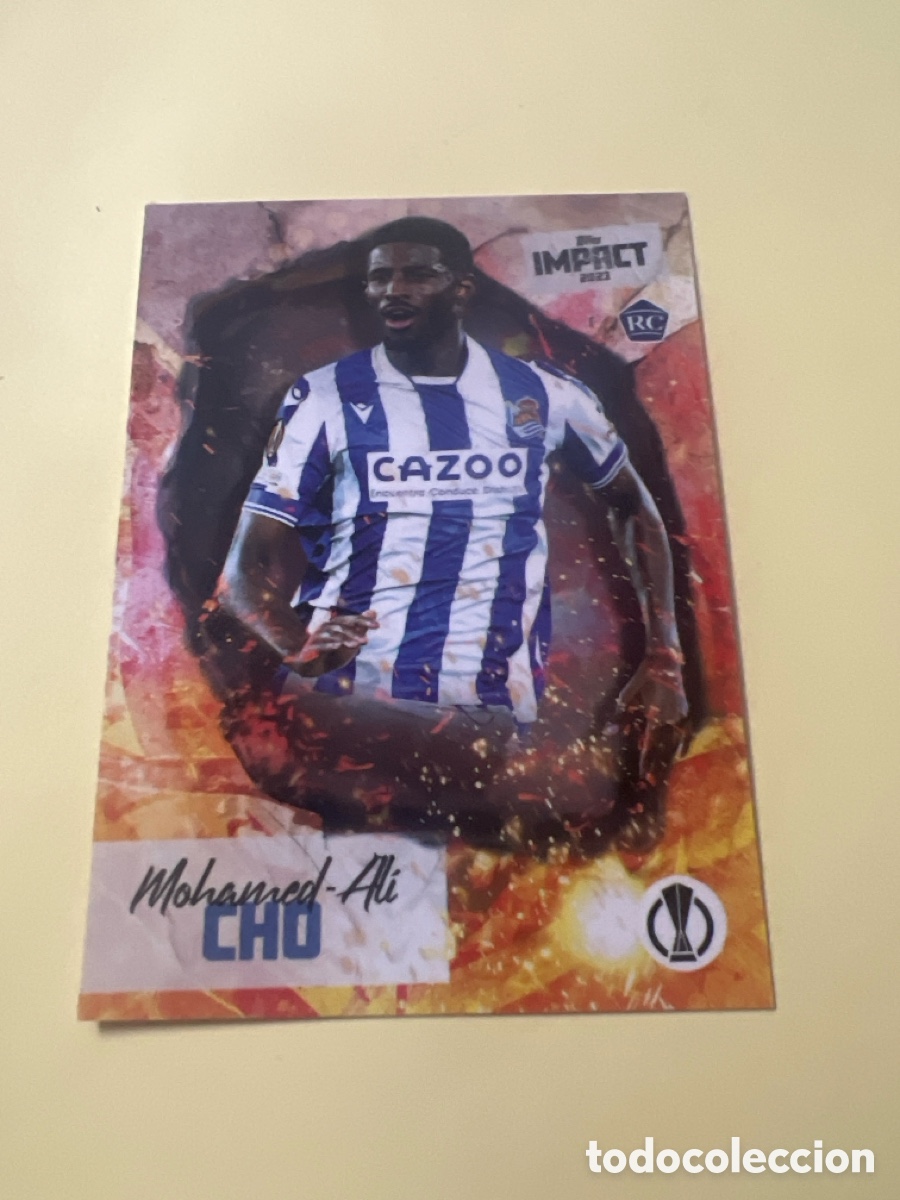 Cromos de f&uacute;tbol: C8610. TOPPS IMPACT UCC 2023 ROOKIE MOHAMED ALI CHO REAL SOCIEDAD