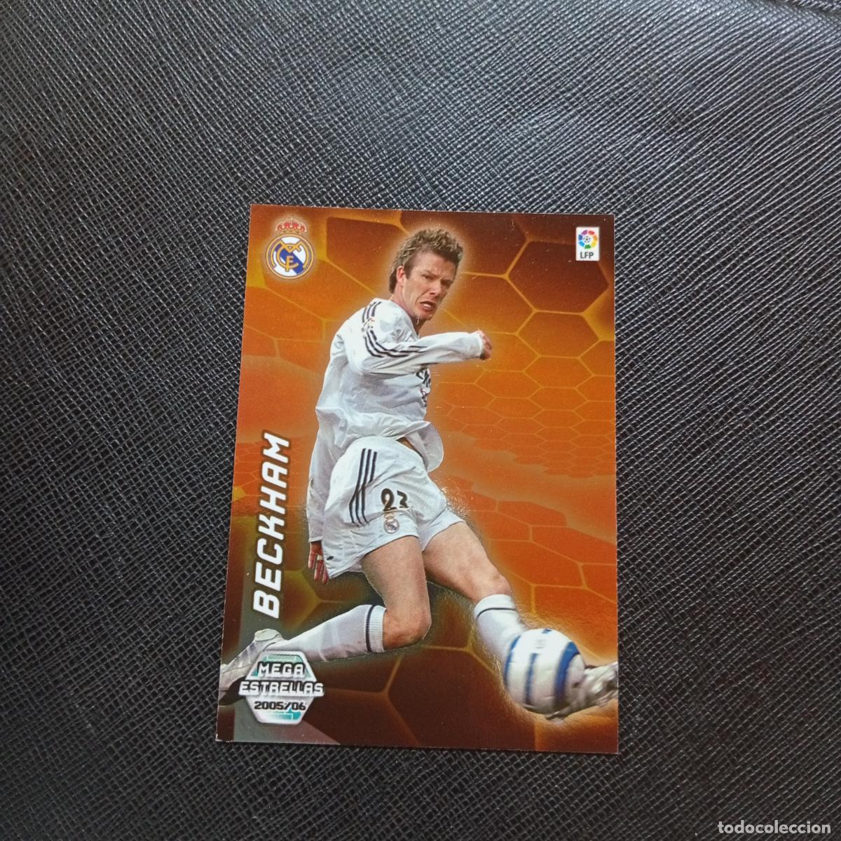 Cromos de f&uacute;tbol: 379 BECKHAM REAL MADRID PANINI MEGACRACKS 05 06 CROMO FUTBOL 2005 2006 - A213 PG397