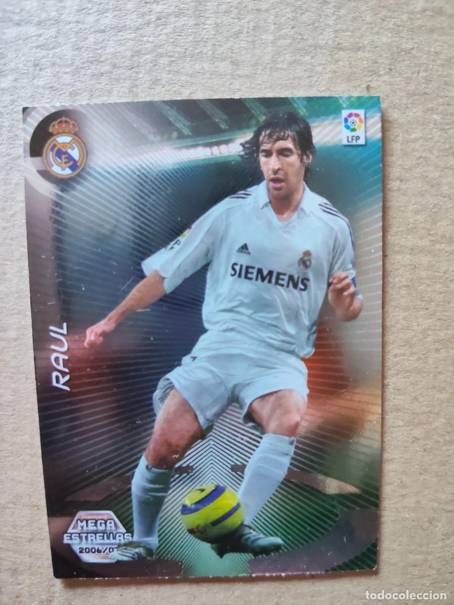 Cromos de f&uacute;tbol: Ra&uacute;l. Megacracks estrellas 06 07