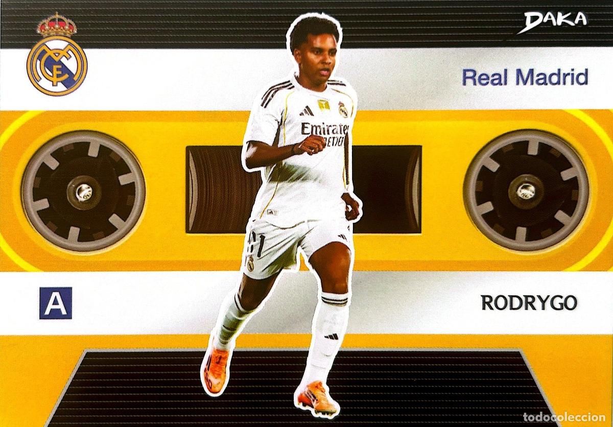 Football Stickers: Cromo Rodrygo Real Madrid C.F. Daka Top Audience 2025-2026