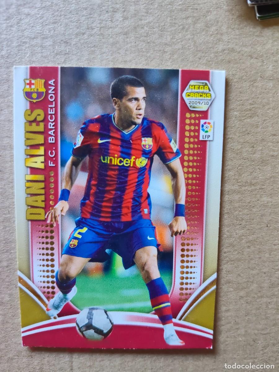 Cromos de f&uacute;tbol: Dani Alves. Megacracks 09 10