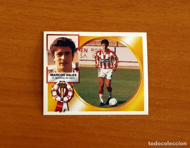 Cromos de f&uacute;tbol: Sporting de Gij&oacute;n - Marcos Vales - COLOCA - Ediciones Este Liga 1994-1995, 94-95 - nunca pegado