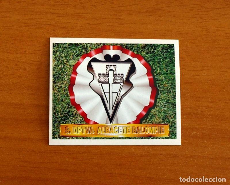 Cromos de f&uacute;tbol: Albacete - Escudo - Ediciones Este Liga 1994-1995, 94-95 - Nunca pegado