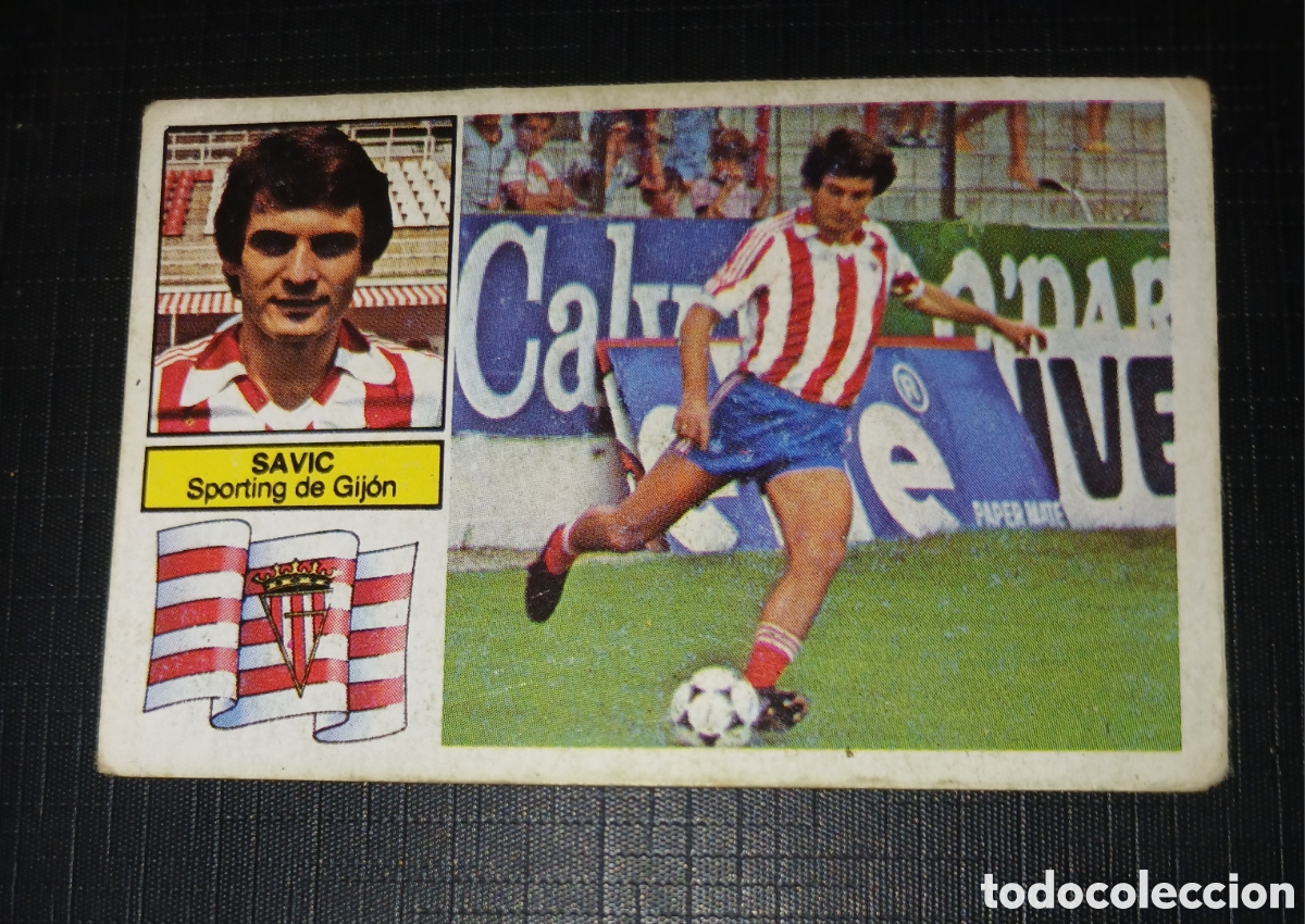 Cromos de f&uacute;tbol: Cromo Savic Ultimos Fichajes N&ordm; 18 Sporting de Gij&oacute;n Liga 82 83 1982 1983 Ed. Este Sin pegar