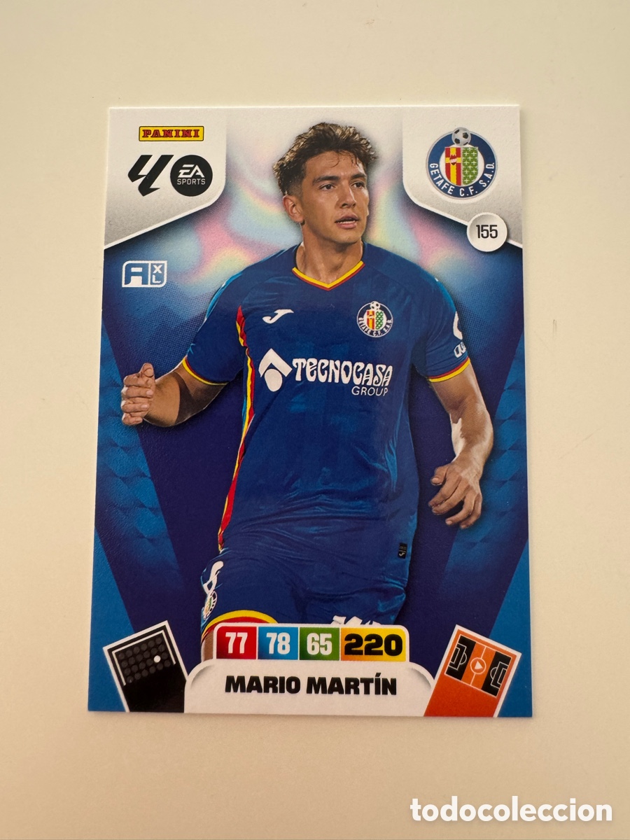 Cromos de f&uacute;tbol: PANINI ADRENALYN XL LIGA 2025-2026 25-26 &ndash; Mario Mart&iacute;n Getafe CF N&ordm; 155