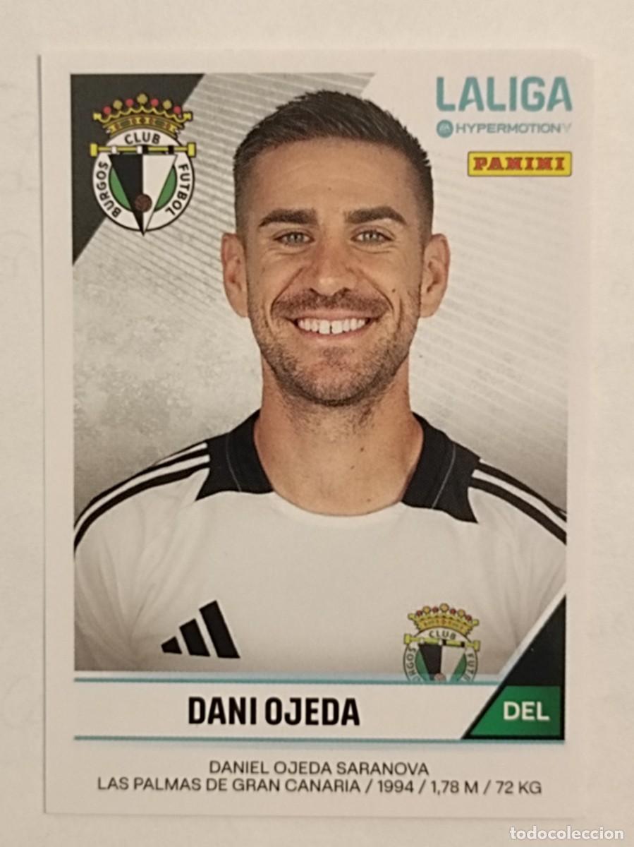 Cromos de f&uacute;tbol: #55 DANI OJEDA (BURGOS C.F.) LIGA HYPERMOTION 24/25 PANINI