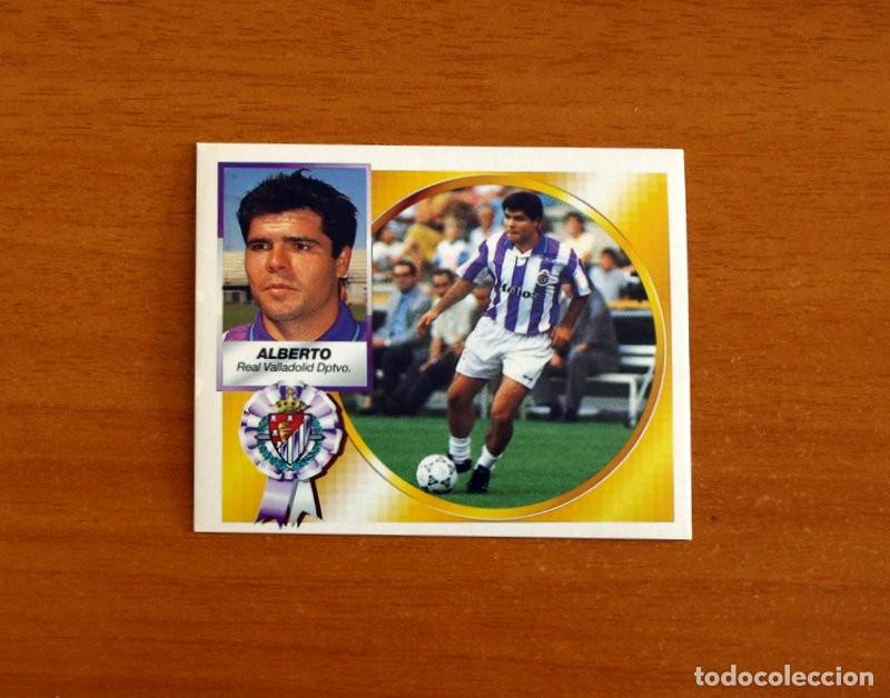 Cartes &agrave; collectionner de Football: Real Valladolid - Alberto - Ediciones Este Liga 1994-1995, 94-95 - Nunca pegado