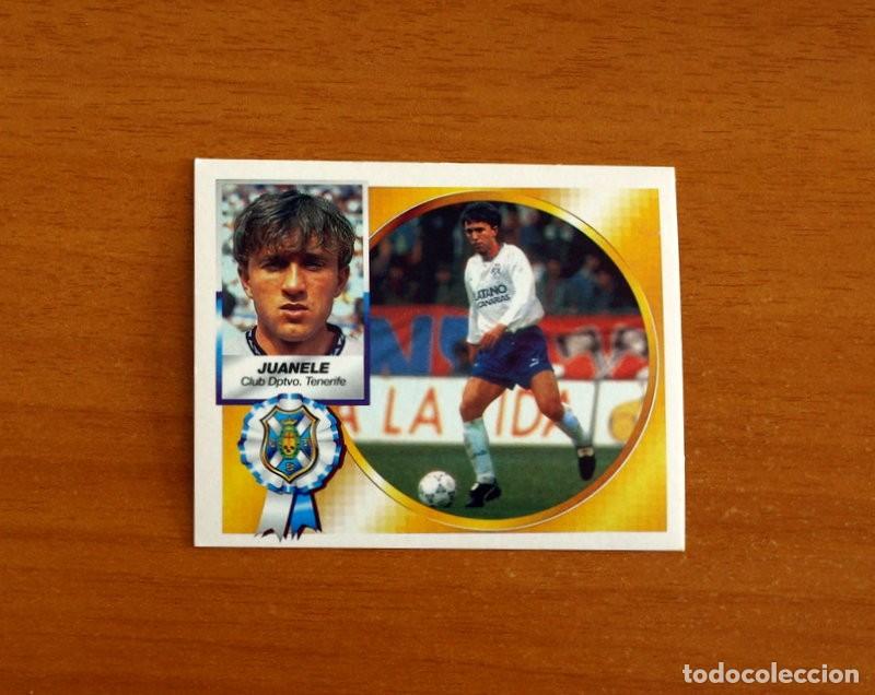 Cromos de f&uacute;tbol: Tenerife - Juanele - Ediciones Este Liga 1994-1995, 94-95 - Nunca pegado