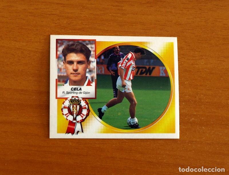 Cromos de f&uacute;tbol: Sporting de Gij&oacute;n - Cela - Baja - Ediciones Este Liga 1994-1995, 94-95 - Nunca pegado