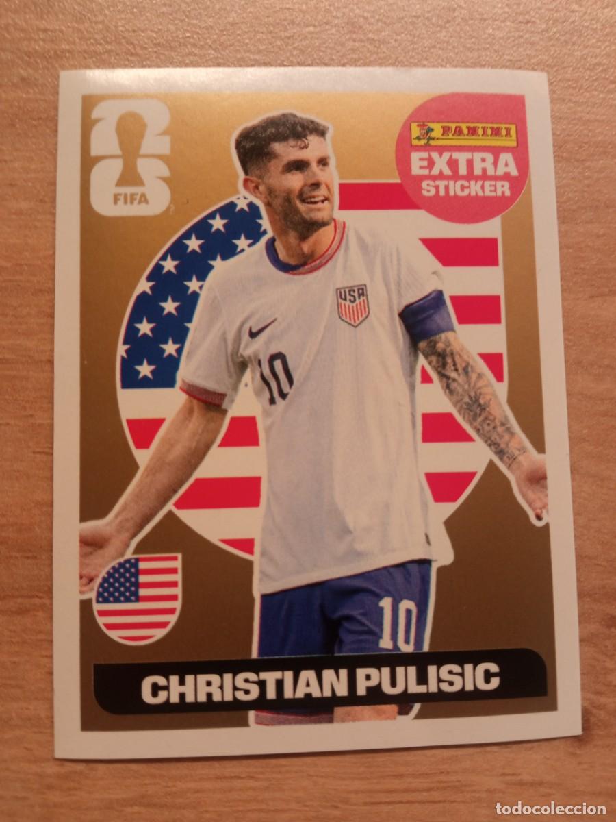 Cromos de f&uacute;tbol: CHRISTIAN PULISIC EXTRA STICKER PANINI MUNDIAL FIFA WORLD CUP 2026.