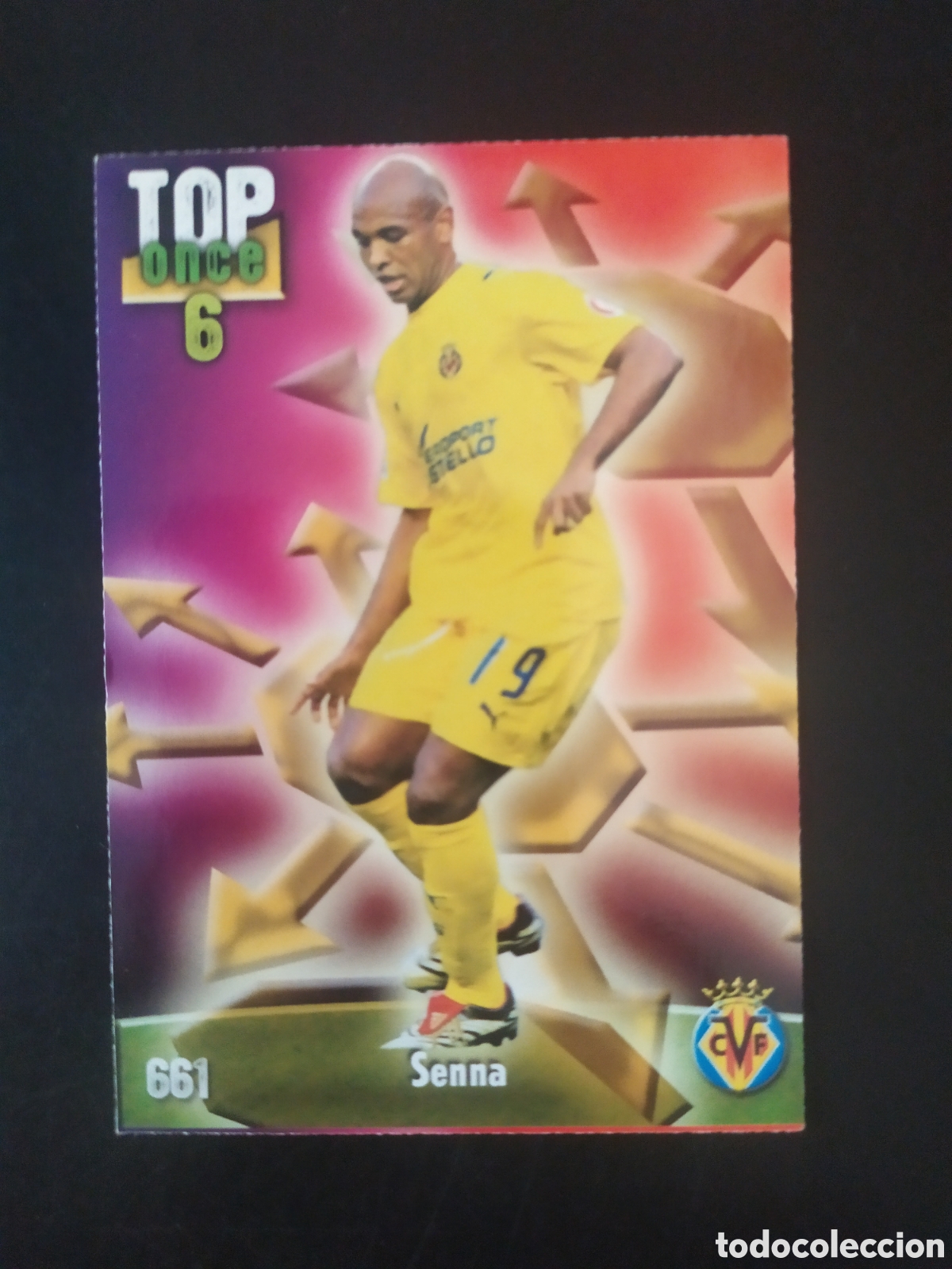 Football Stickers: Mundicromo fichas Liga 2008 2009 08 09 Marcos Senna TOP once 6 n&deg; 661 Villarreal