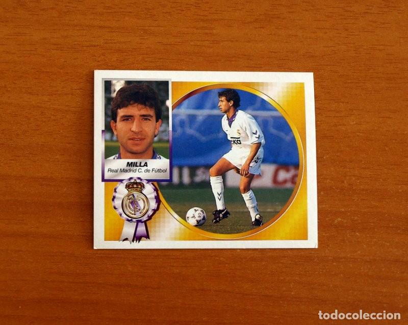 Football Stickers: Real Madrid - Milla - Ediciones Este Liga 1994-1995, 94-95 - Nunca Pegado