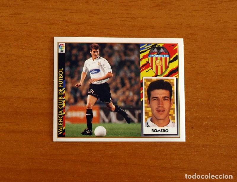 Cromos de f&uacute;tbol: Valencia - Romero - BAJA - Ediciones Este Liga 1997-1998, 97-98 - Nunca pegado
