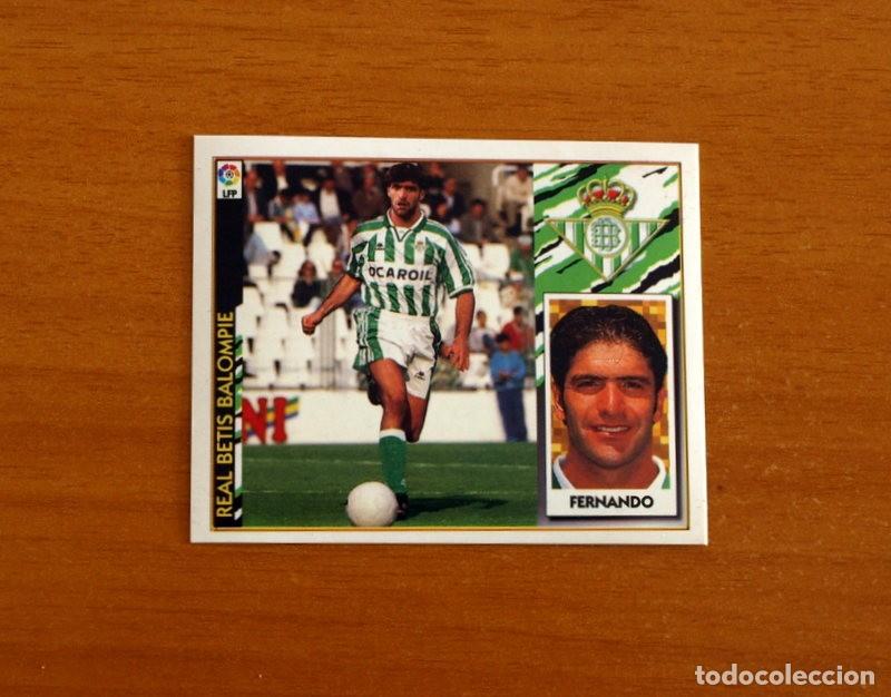 Cromos de f&uacute;tbol: Real Betis - Fernando - Fichaje n&ordm; 1 - Ediciones Este Liga 1997-1998, 97-98 - Nunca pegado