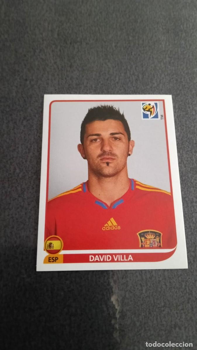 Cromos de f&uacute;tbol: Mundial Fifa Sudafrica 2010 Panini 579 Villa Espa&ntilde;a