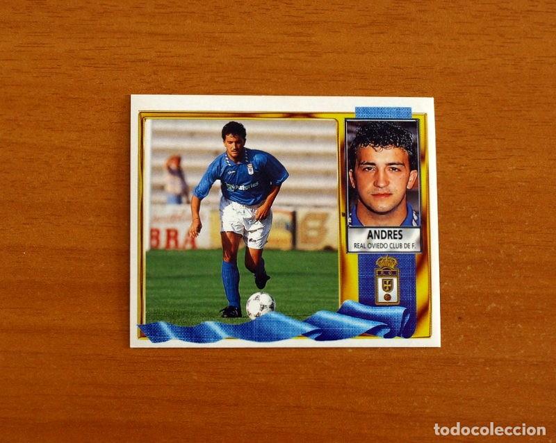 Cromos de f&uacute;tbol: Real Oviedo - Andr&eacute;s - Ediciones Este Liga 1995-1996, 95-96 - Nunca pegado