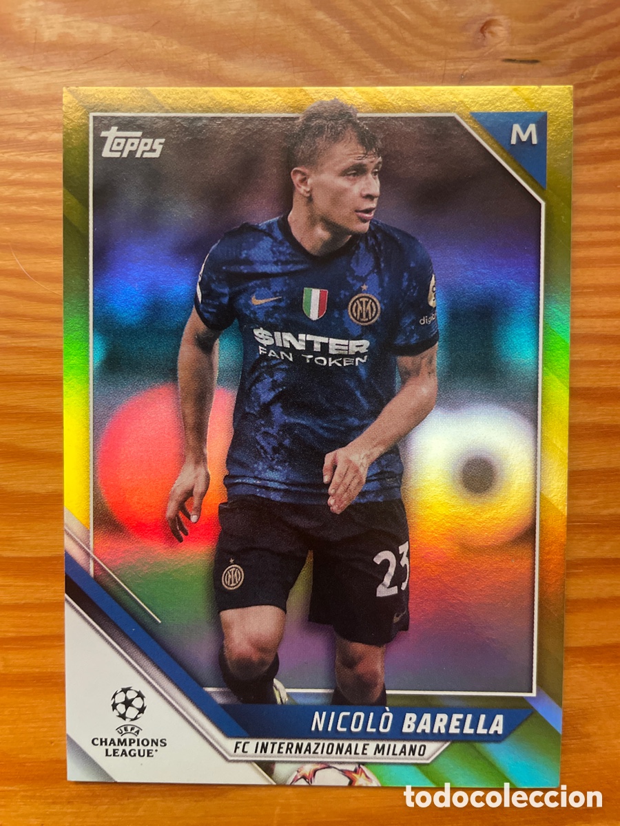 Cromos de f&uacute;tbol: Nicolo Barella topps 153/250