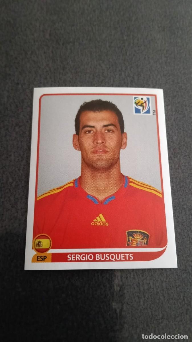 Cromos de f&uacute;tbol: Mundial Fifa Sudafrica 2010 Panini 571 Busquets Espa&ntilde;a