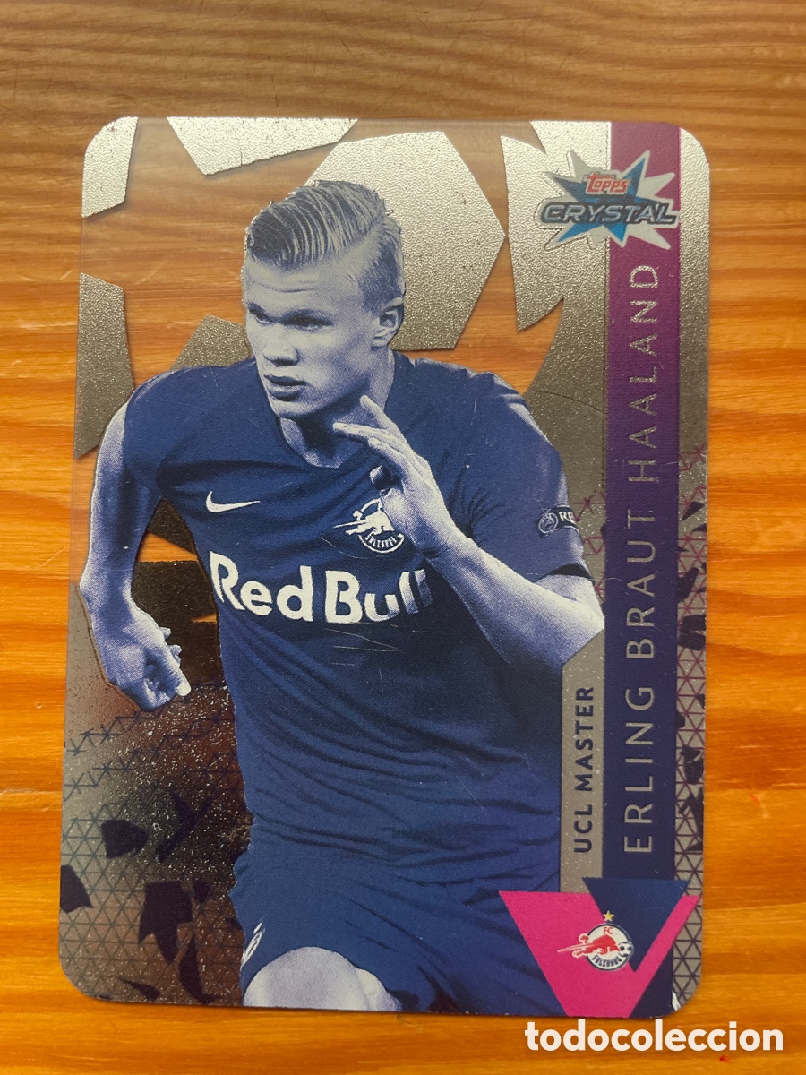 Cromos de f&uacute;tbol: Haaland rookie fc salzburg topps crystal