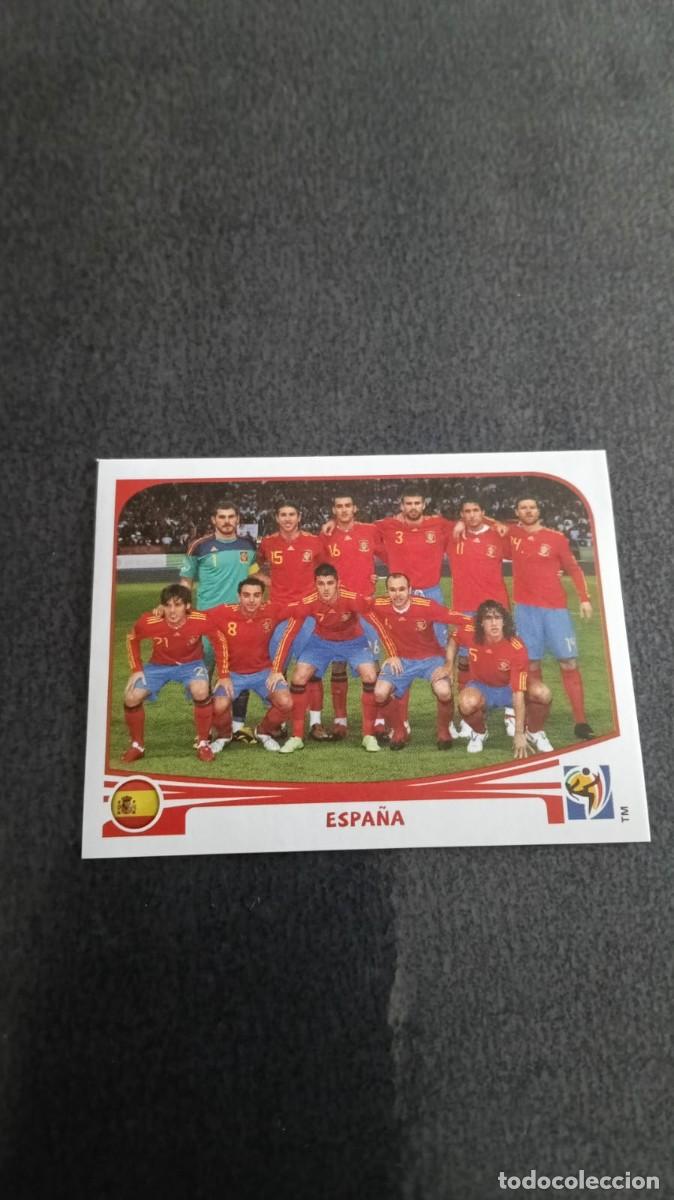 Cromos de f&uacute;tbol: Mundial Fifa Sudafrica 2010 Panini 562 Equipo Espa&ntilde;a