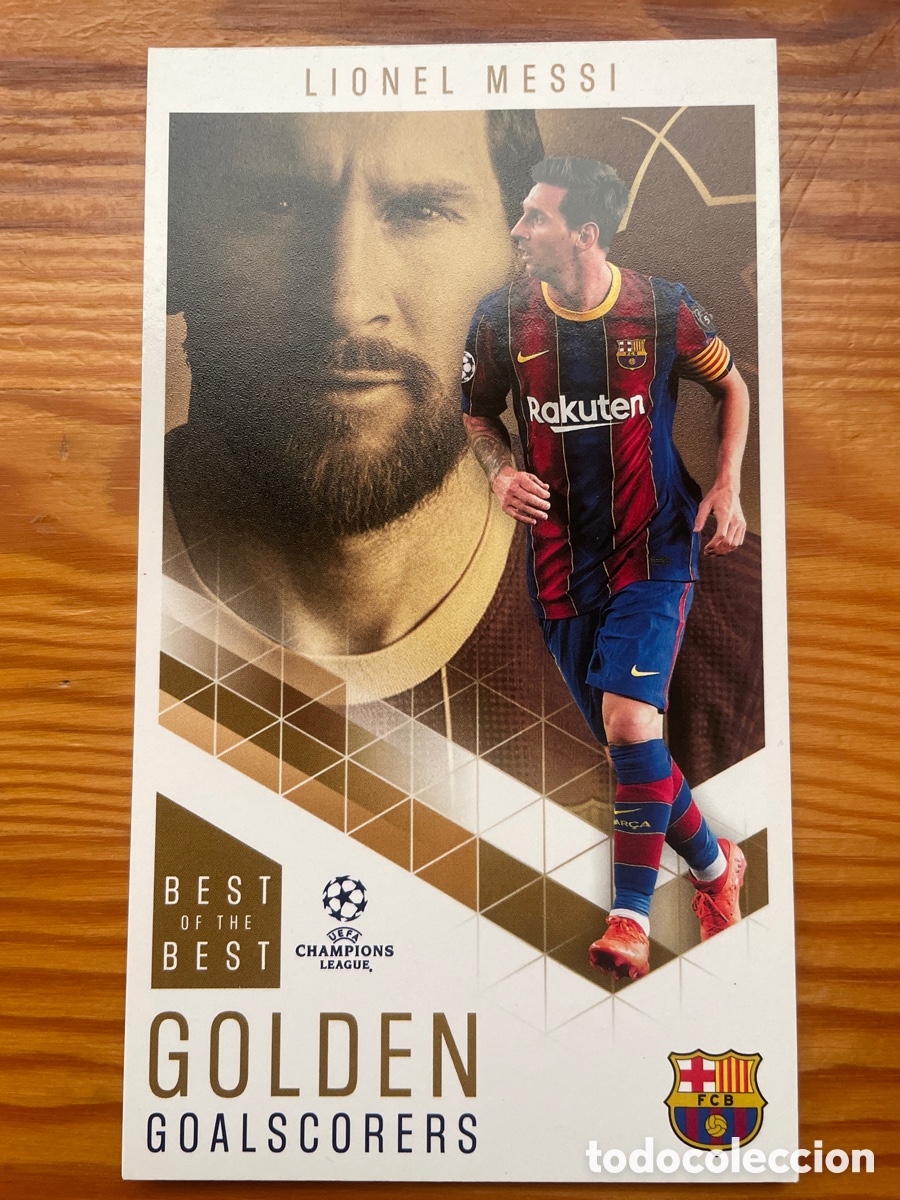Cromos de f&uacute;tbol: Messi Best of the Best Goldenscoarer