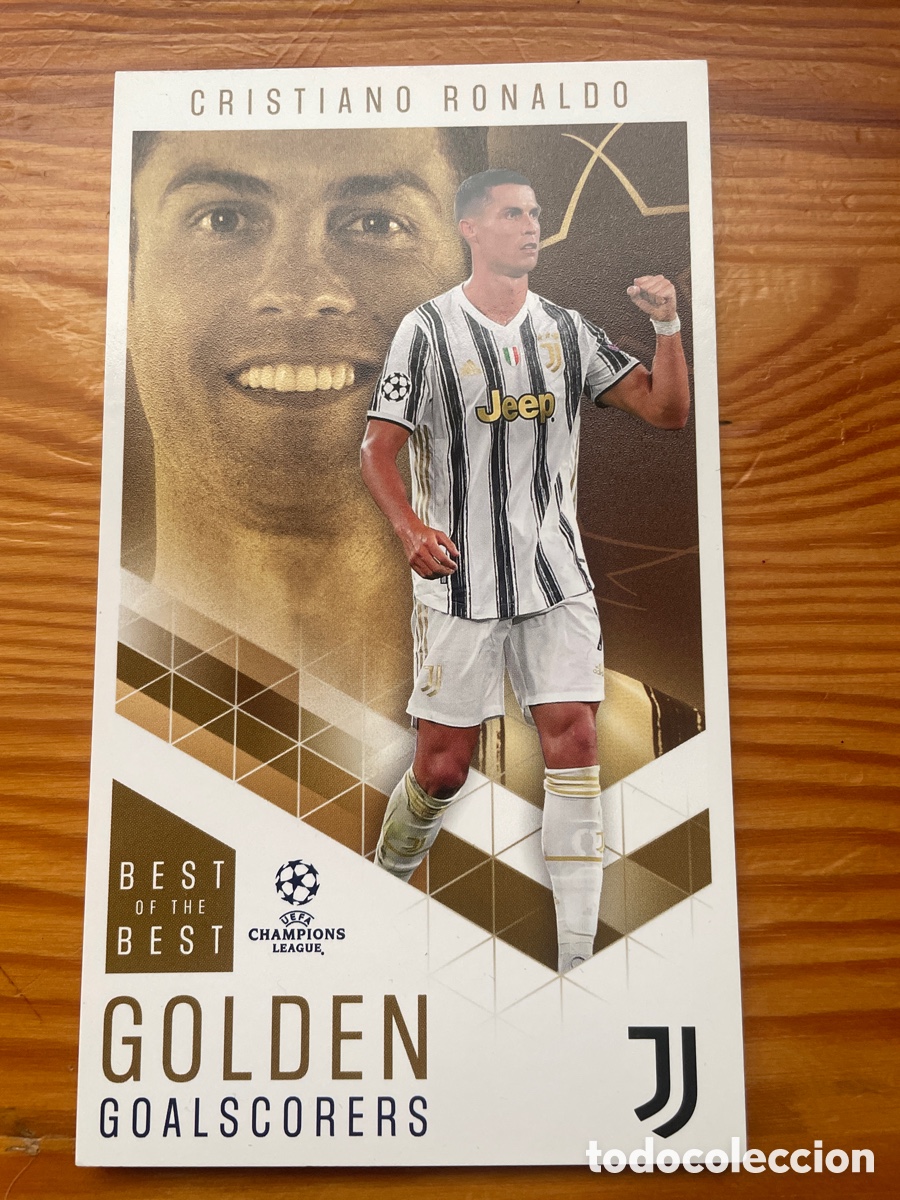 Cromos de f&uacute;tbol: Cristiano Ronaldo Best of the Best Goldenscoarer