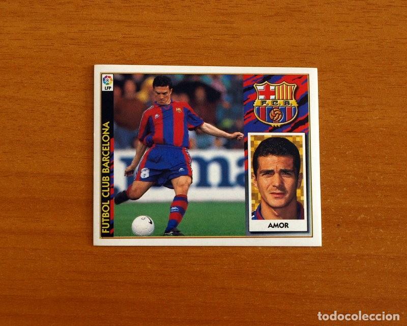 Cromos de f&uacute;tbol: F&uacute;tbol Club Barcelona - Amor - Ediciones Este Liga 1997-1998, 97-98 - Nunca Pegado