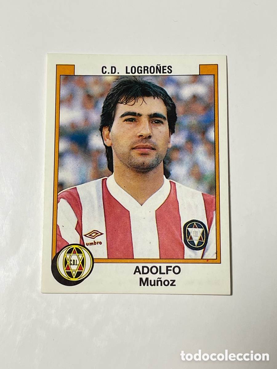 Cromos de f&uacute;tbol: Adolfo Logro&ntilde;&eacute;s Panini 87/88 #171