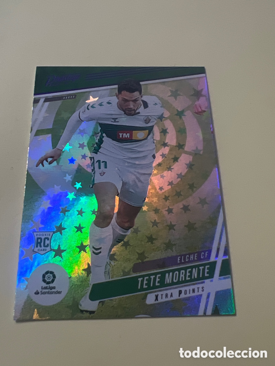 Cromos de f&uacute;tbol: C8619. Tete Morente - Panini Chronicles Prestige #8 Green Astro RC 2020-21