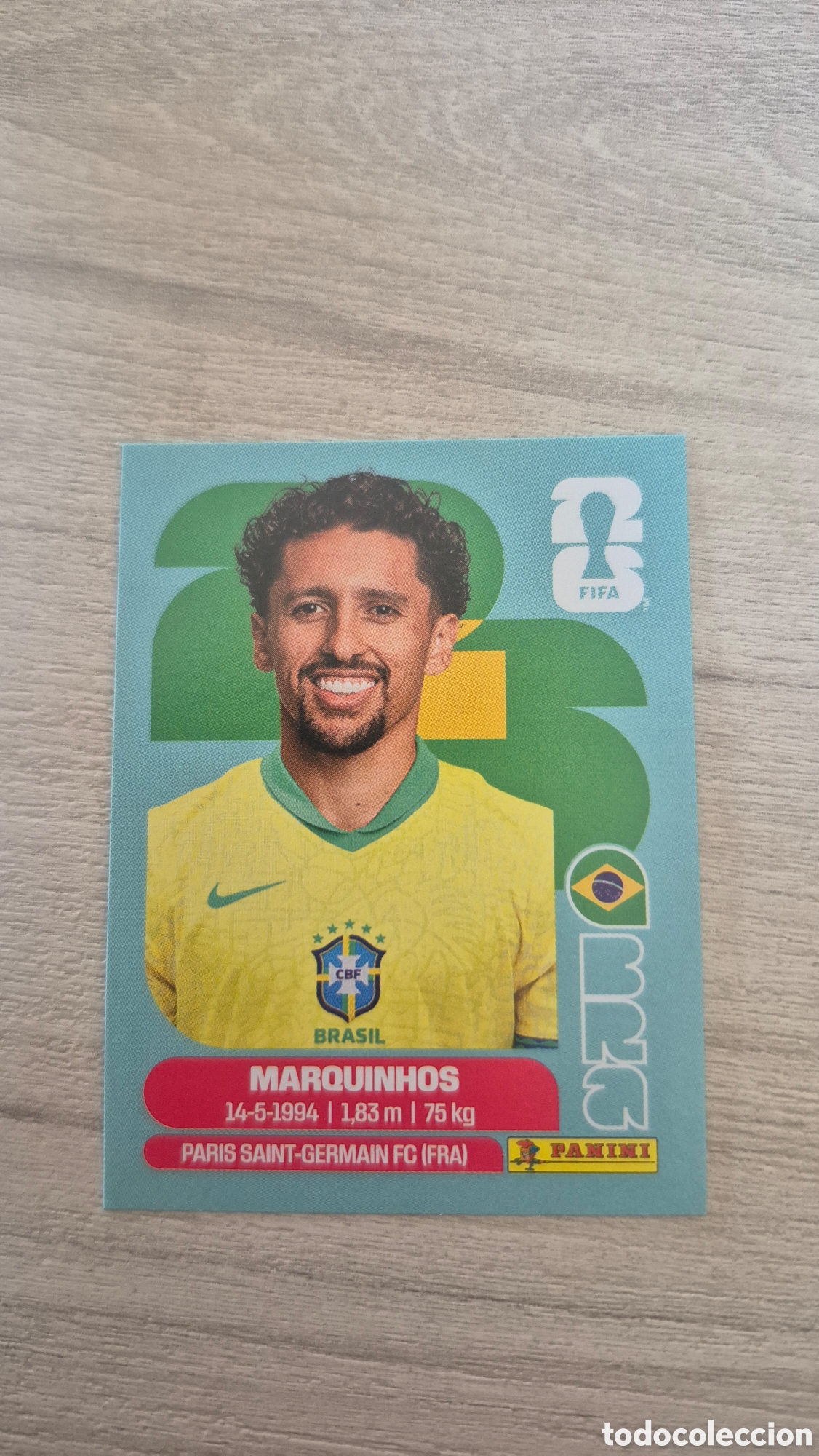Cromos de f&uacute;tbol: BRA4 Marquinhos FIFA World Cup 2026