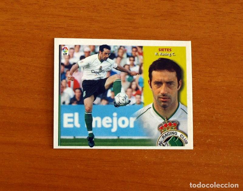 Football Stickers: Racing de Santander - Sietes - Ediciones Este Liga 2002-2003, 02-03 - Nunca pegado