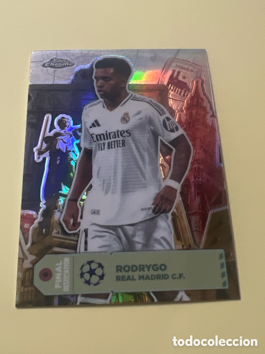 Football Stickers: C8627. Rodrygo FD-13 Real Madrid Topps Cromo UCL Destino Final 24-25