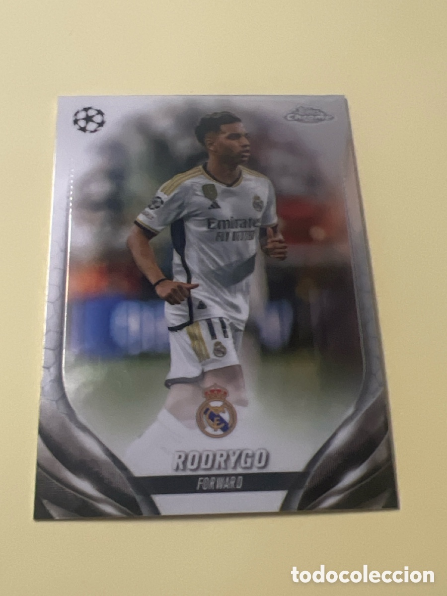 Football Stickers: C8628. N&ordm; 168 Rodrygo Real Madrid CF UEFA Clubs Competitions Flagship 23 24