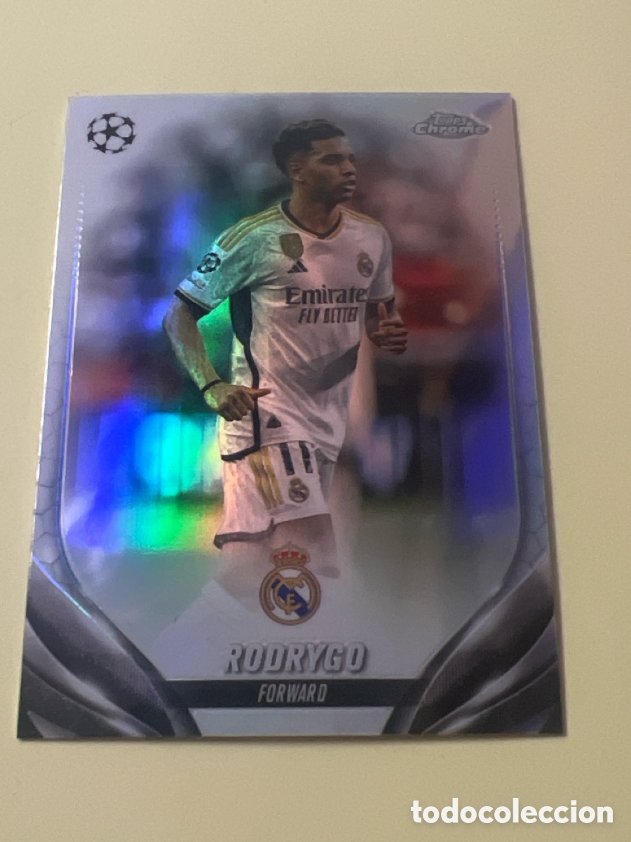 Football Stickers: C8629. N&ordm; 168 Rodrygo Real Madrid CF UEFA Clubs Competitions Flagship 23 24