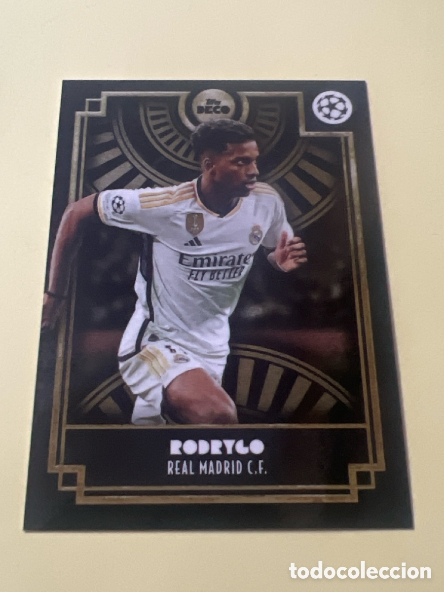Football Stickers: C8630. TOPPS DECO UCL 2023 2024 CARD RODRYGO GOES REAL MADRID 23 24