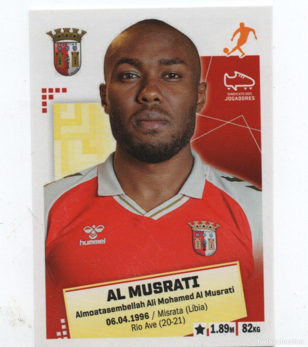 Fu&szlig;ball-Sticker: PORTUGAL PANINI LIGA NOS 2020-21 #81 AL MUSRATI, SPORTING BRAGA, VERY GOOD CONDITION