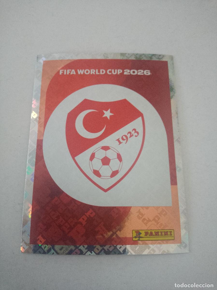 Fu&szlig;ball-Sticker: ESCUDO DE TURQU&Iacute;A TUR 1 MUNDIAL FIFA WORLD CUP 2026 26 PANINI STICKERS NUEVO
