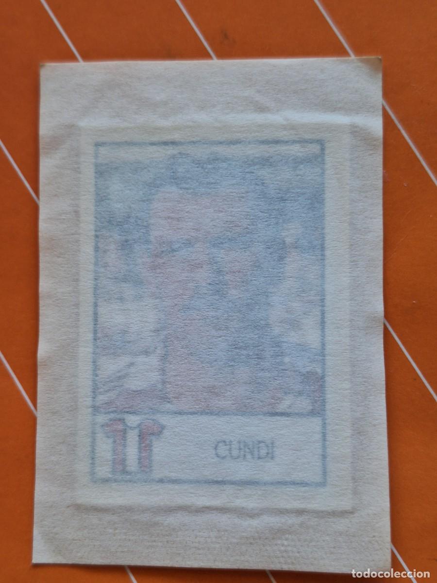 Cromos de f&uacute;tbol: BOLLYCAO FUTBOL 87 88 envoltorio cerrado sin abrir pegar sporting GIJON cundi baquero real sociedad