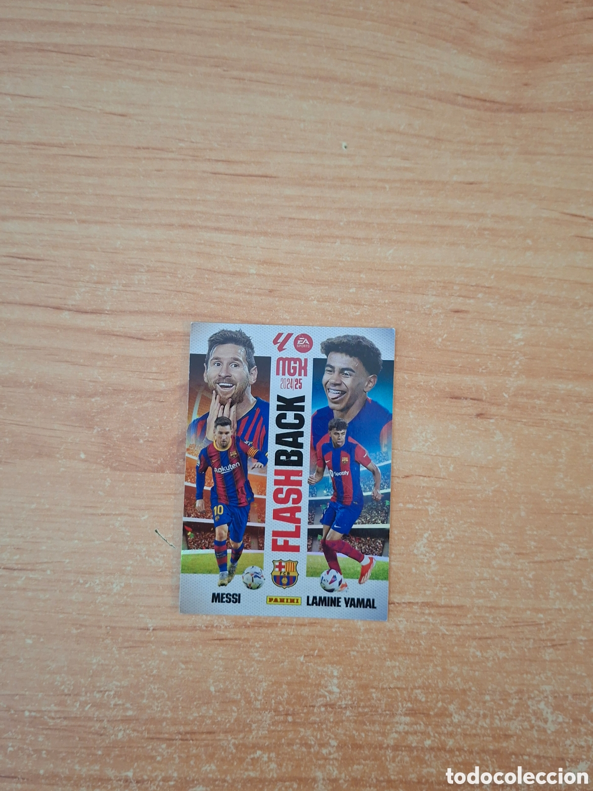 Cromos de Futebol: Megacracs 24 25 messi y Lamine yamal Barcelona sin pegar
