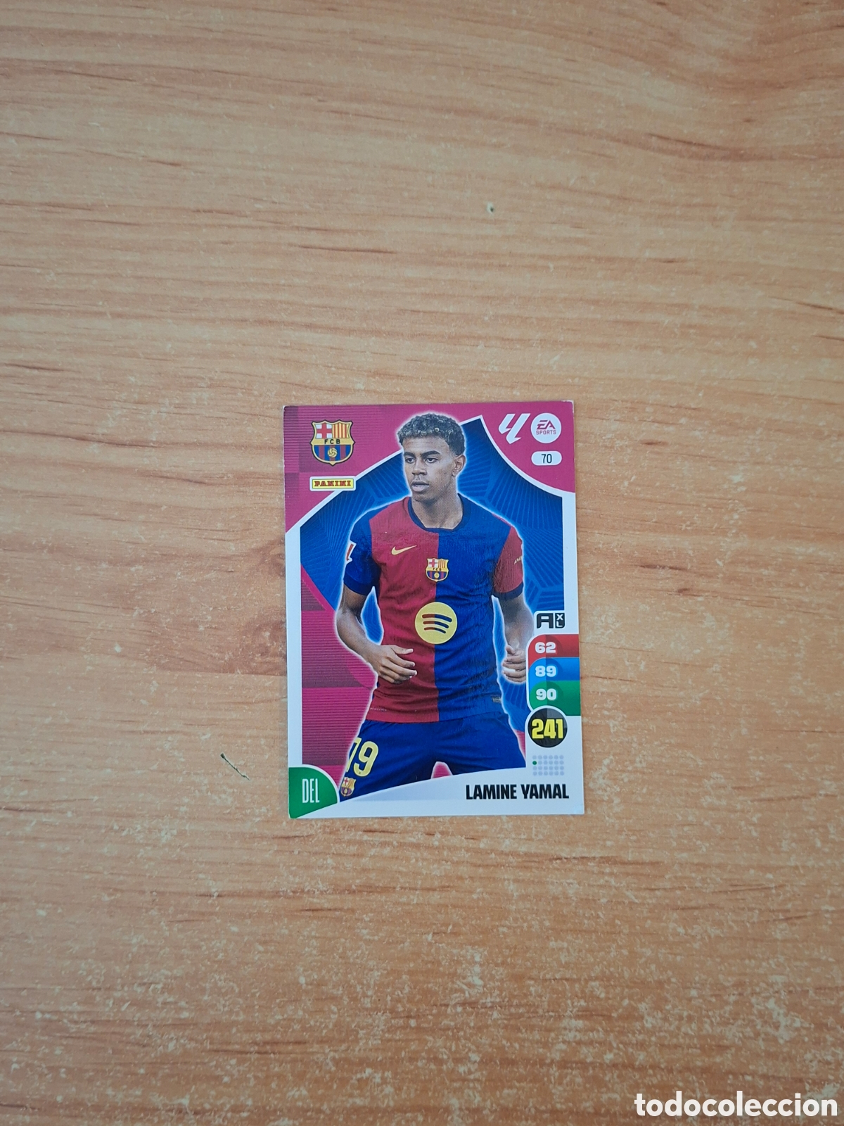 Cromos de Futebol: Adrenalyn 24 25 Lamine yamal Barcelona sin pegar