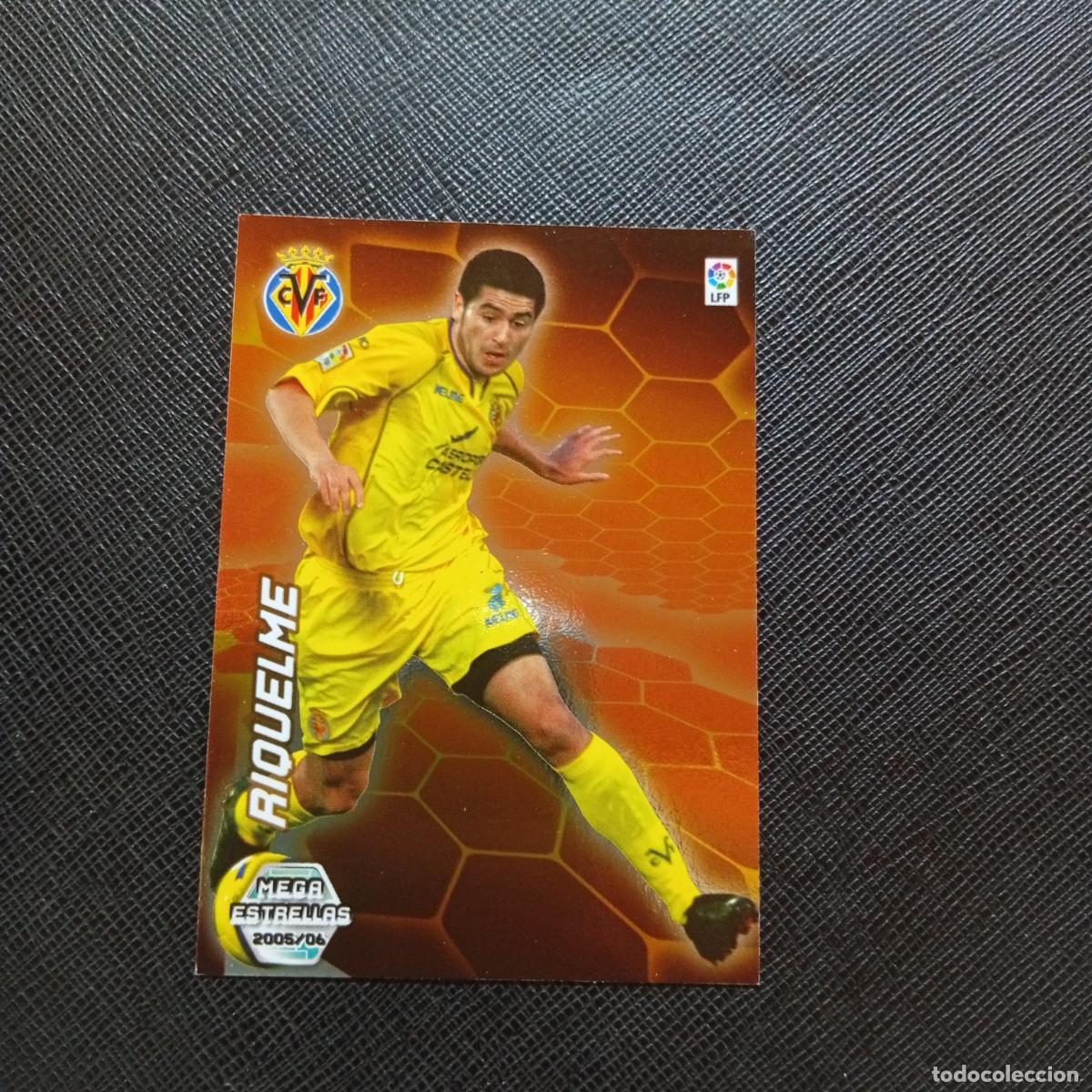 Cromos de Futebol: 384 RIQUELME VILLARREAL PANINI MEGACRACKS 05 06 CROMO FUTBOL 2005 2006 - A213 PG406