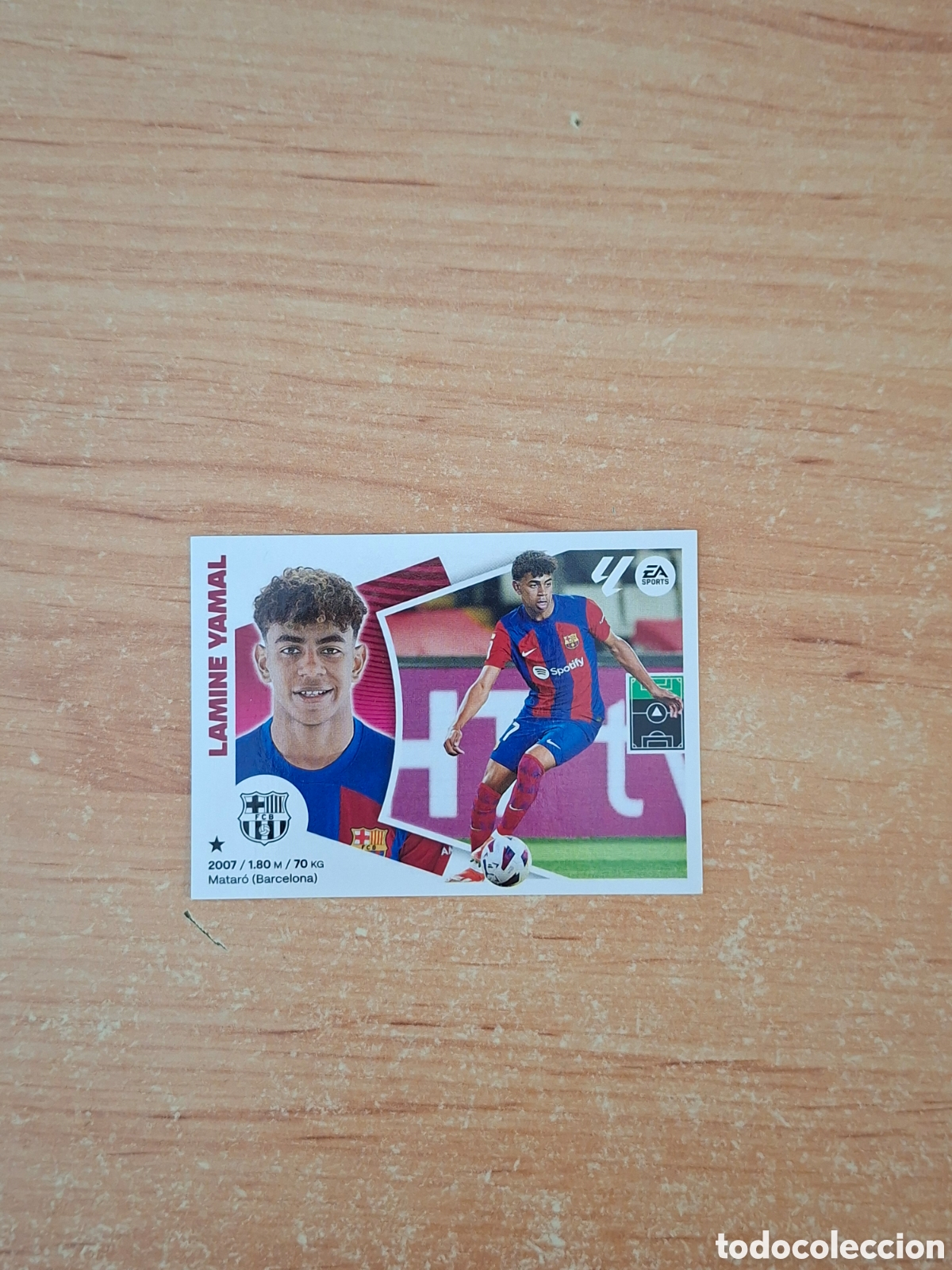 Cromos de Futebol: Este 24 25 Lamine yamal Barcelona sin pegar
