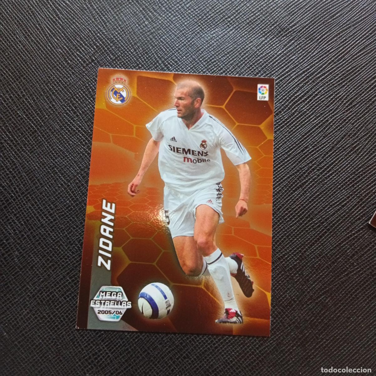 Fu&szlig;ball-Sticker: 385 ZIDANE REAL MADRID PANINI MEGACRACKS 05 06 CROMO FUTBOL 2005 2006 - A213 PG406