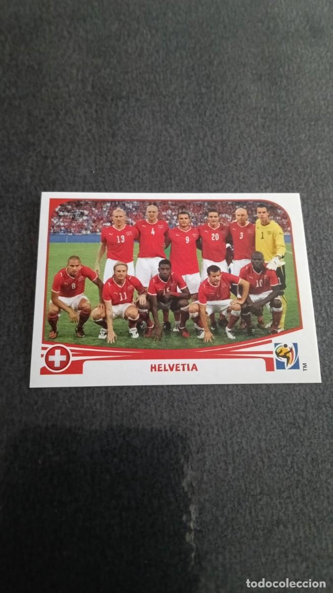 Figurine di Calcio: Mundial Fifa Sudafrica 2010 Panini 581 Equipo Suiza