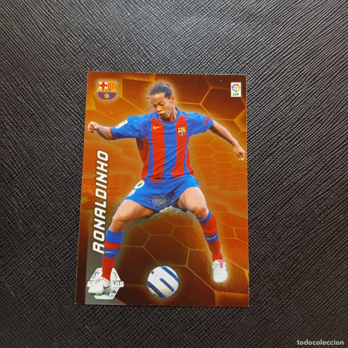 Cromos de Futebol: 386 RONALDINHO BARCELONA PANINI MEGACRACKS 05 06 CROMO FUTBOL 2005 2006 - A213 PG406