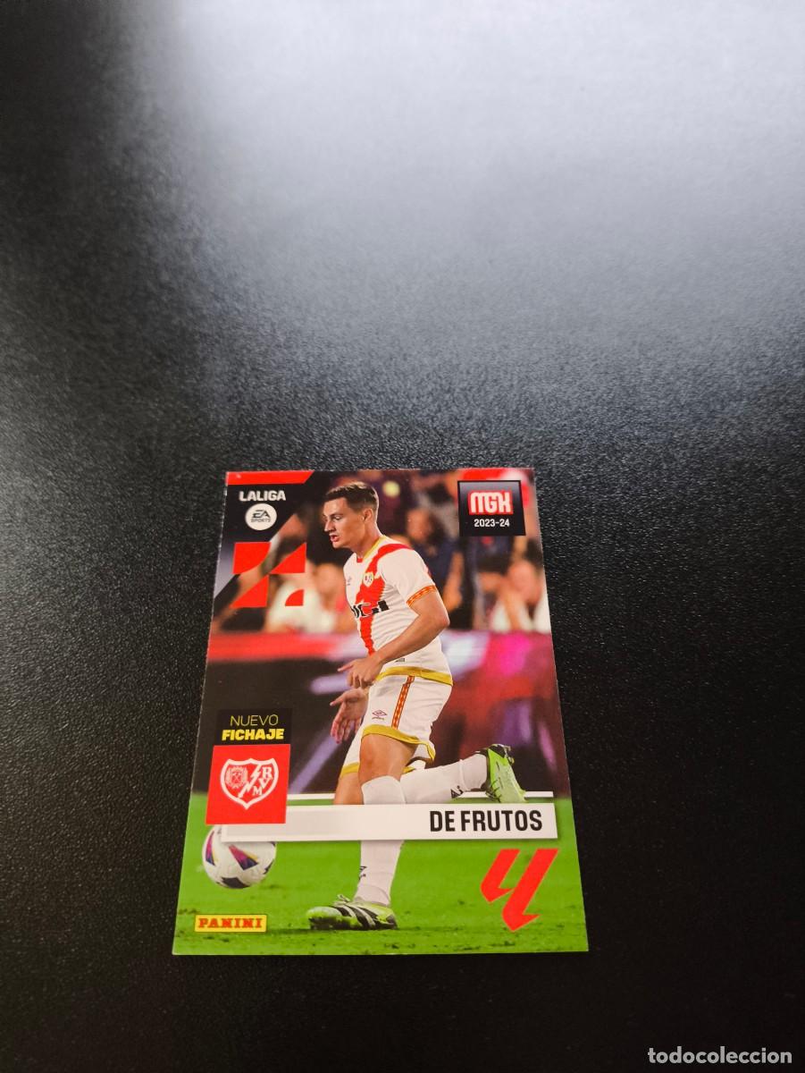 Cromos de f&uacute;tbol: 484 De Frutos RAYO VALLECANO NUEVO FICHAJE PANINI LIGA MEGACRACKS MGK 2023 2024 23 24 NO ESTE