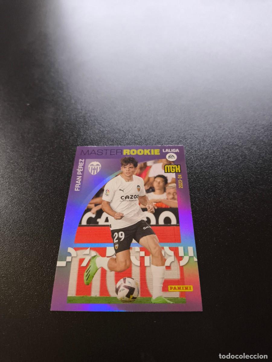 Football Stickers: 418 Fran P&eacute;rez VALENCIA MASTER ROOKIE PANINI LIGA MEGACRACKS MGK 2023 2024 23 24 NO ESTE